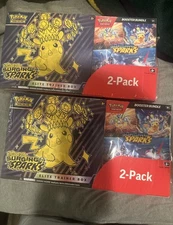 Pokémon Surging Sparks Elite Trainer Box + Booster Bundle, 2-pack