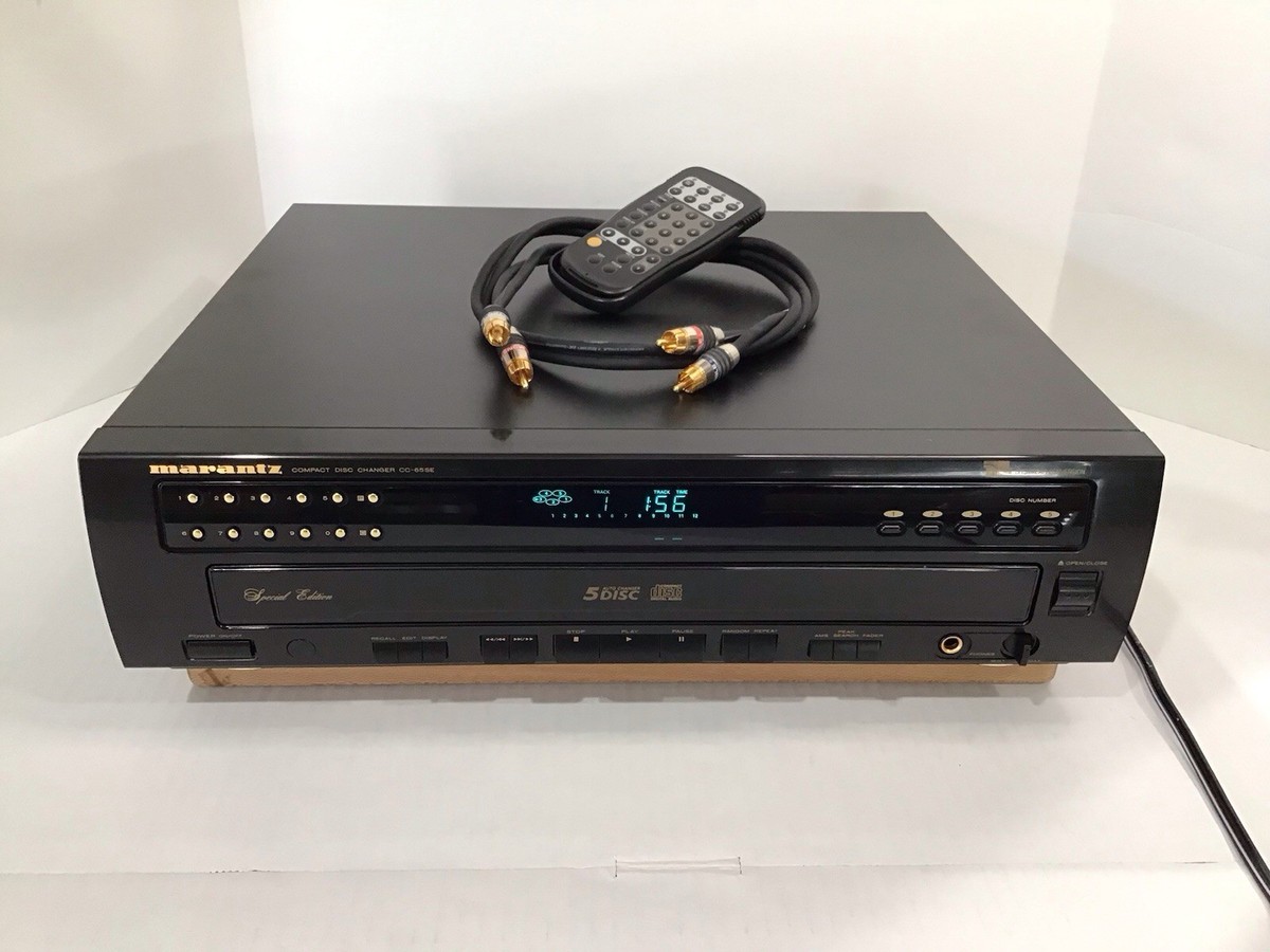 Marantz CC-65SE 5 Disc CD Changer Player W/Remote & Cable Tested