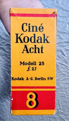 Kodak Ciné-Kodak 8 Modell 25 Normal 8 Filmkamera mit Anastigmat 2,7 / 12,5 OVP - Bild 1 von 4