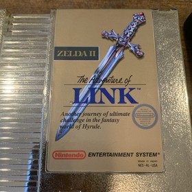 Zelda II The Adventure of Link Nintendo NES Cartucho Dorado