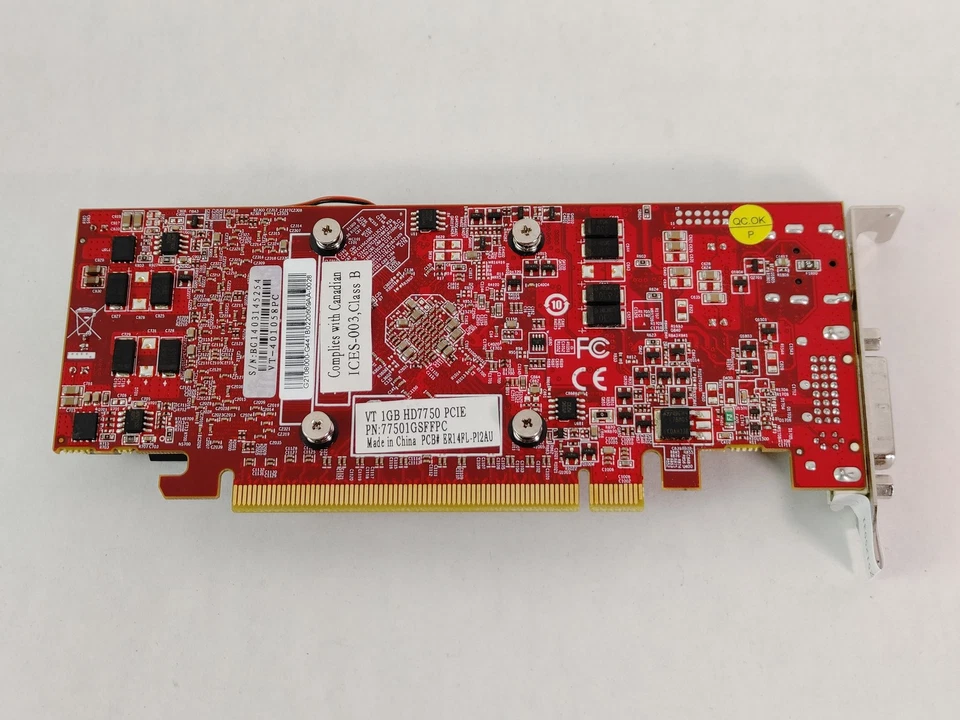 VisionTek ATI Radeon HD 7750 1 GB GDDR5 PCI Express x16 Desktop Video Card - Image 2 of 4