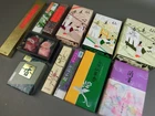 JAPANESE VARIOS LOT 12 BUDDHIST BOXED STICK INCENSE OKO KOU CENSOR LUCKY CHARM