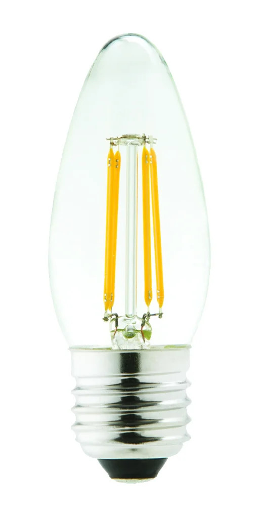 4w LED Filament Candle Clear E27 2700K LyvEco 4605