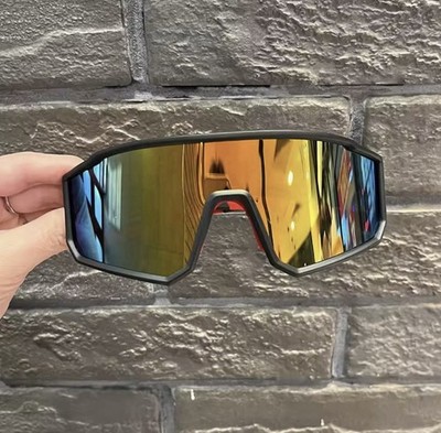 Sport Sonnenbrille UV400 verspiegelt   Fahrrad Running Outdoor Shield