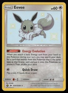 Eevee SV41/SV94 Hidden Fates Shiny Vault Holo Rare