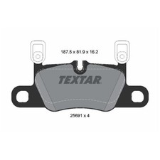 Satz Bremsbeläge Bremsklötze hinten für Porsche 911 992 | 24389080