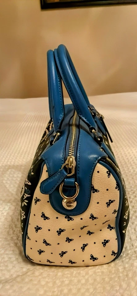 Coach Butterfly Bandana Print Mini Bennett Satchel. - Image 4 of 4