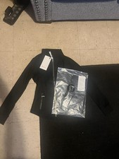 Black Lululemon Define Jacket Nulu With Gold Zippers Size 2