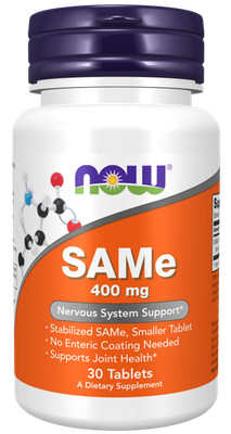 Now Foods SAMe 400mg - 30 Tabletten Gelenkgesundheit & Wohlbefinden
