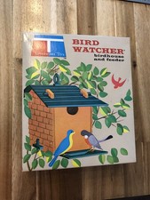 VINTAGE 1966 Tupper Toys BIRD WATCHER Birdhouse and Feeder UNUSED in BOX