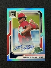 2026 Panini Donruss Optic Jarlin Susana /49 SP Rated Prospect Purple Prizm Auto