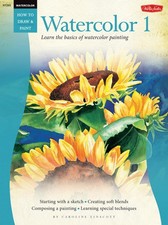 Walter Foster How to Draw  Paint Watercolor 1 Book - Linscott, Caroline - G...
