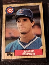1987 Topps Baseball - #227 Jamie Moyer (RC) - Chicago Cubs EX-NM Condition 