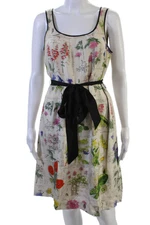 Moulinette Soeurs Womens Fit&Flare Sundress Silk Multi Color Size 6