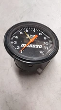 Vintage Moroso Cable Drive Tachometer 12,000 RPM (NHRA IHRA)