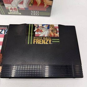 Football Frenzy (Neo Geo AES, 1992) DOG-TAG ENGLISH US CIB VGC!!