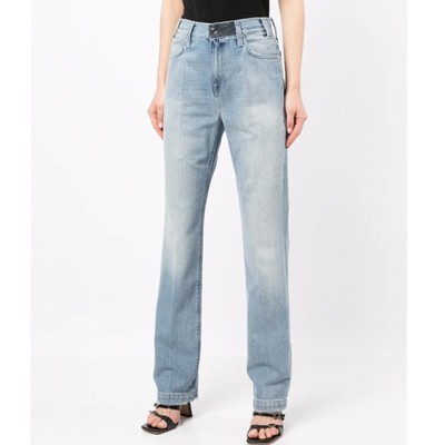 RtA Faded Straight Leg Jeans High Rise Light Wash Size 27 NEW