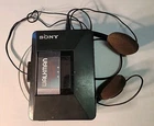 Sony WM-A12 Cassette Walkman W/ mdr-005 Headphones Parts Only! READ!