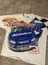 Vintage Dale Earnhardt jr Rising Son Ac Delco AOP Nascar shirt used size XL