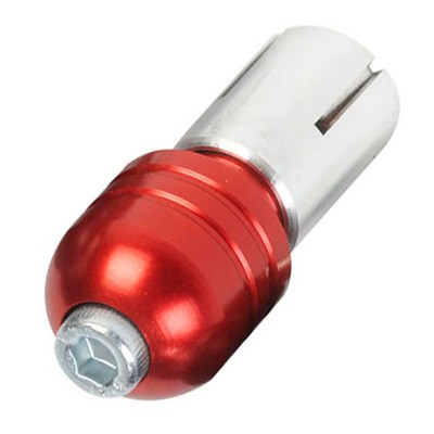 Renthal Anodised Motorcycle/Bike Handlebar/Bar End Plugs (Pair) - Anodised Red