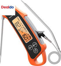 TP710 Instant Read Meat Thermometer Digital for Cooking, 2-In-1 Waterproof Kitch