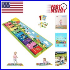 Interactive Floor Piano Mat for Kids - 32 Sounds Learning with Fun Animals