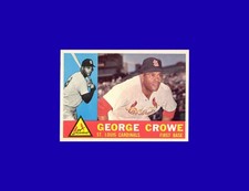 George Crowe 1960 Topps #419 - St. Louis Cardinals - Mint