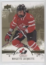 2016 Upper Deck Team Canada Juniors Women's Team Gold Brigette Lacquette #4 2d8