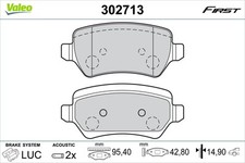 VALEO Bremsbeläge Bremsbelagsatz Hinterachse für KIA Cee'D Sportswagon JD
