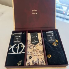 NIB Harry Potter Sorting Hat Box Set Stance Socks Sz M