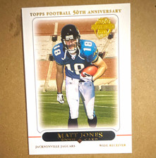 Topps 2005 Matt Jones Rookie Jacksonville Jaguars Football Card #422. rookie card picture