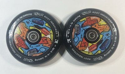 Root Industries AIR Scooter Wheels 110mm Kota Signature Edition Pair Black New