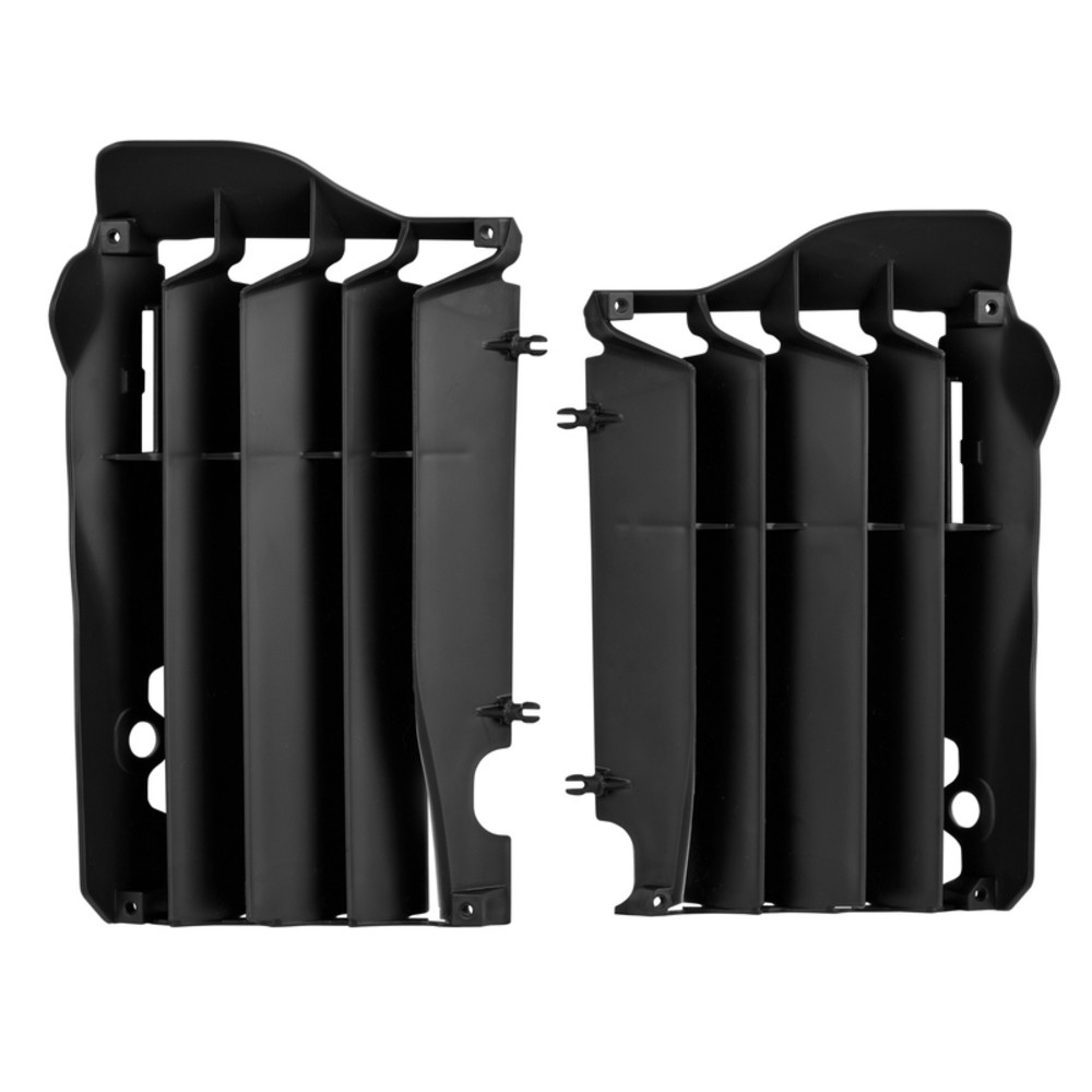 Free Shipping Polisport Black Radiator Shrouds For Motorcycle Parts