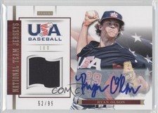 2012 USA Baseball National Team 18U Jersey Signatures 52/99 Ryan Olson Auto 1w6