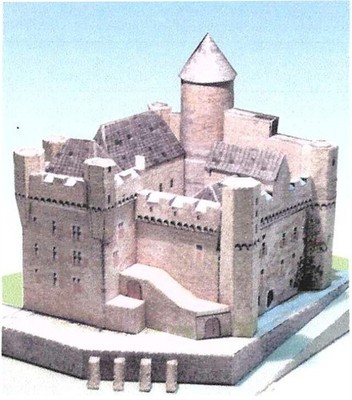 Burg MAUS Maßstab 1:275 Karton-, Papiermodell