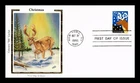 Dr Jim Stamps Colorano Silk Cachet Christmas 1993 First Day Of Issue Cover