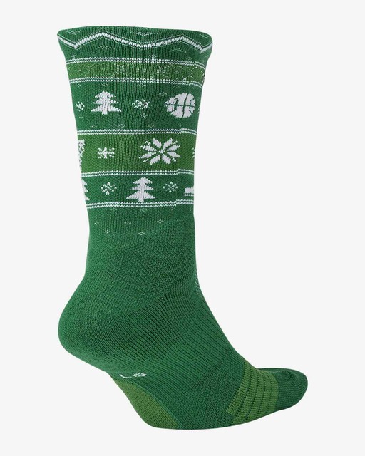 nike elite christmas crew socks