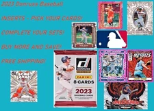 2023 Panini Donruss Baseball INSERTS PICK YOUR CARD COMPLETE YOUR SET