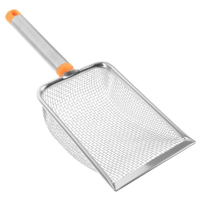  Stainless Steel Cat Litter Shovel Box Scoop For Pet Metal Scooper