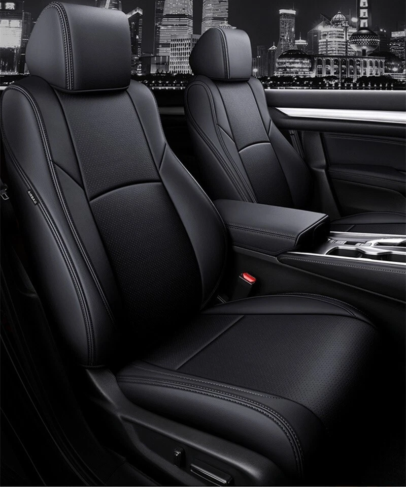 FOR 2005-2024 HONDA ACCORD MOTOPTES CUSTOM CAR LEATHER COVERS 5 SEATS DURABLE - Image 4 of 4