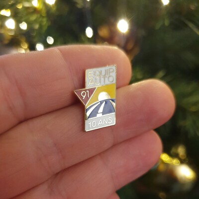 EQUIP AUTO 91 10 ANS Pin's Rare, Collection , Vintage Collector