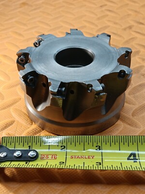 SECO 4'' Coolant Thru Indexable Face Shell Mill R220.21-04.00-R160.9A Inserts 4.0