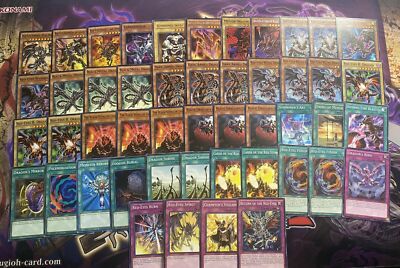 COMPLETE RED-EYES BLACK DRAGON DECK DARKNESS FLARE FUSION STONE **HOT** +  Bonus | eBay