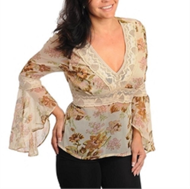 leopard sheer blouse