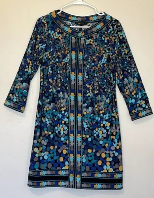 BCBG MaxAzria mini dress with keyhole cutout at neckline