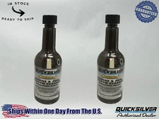 Mercury OEM Quickleen Engine Fuel System Cleaner 12 oz. 92-8M0047921 2 Pack