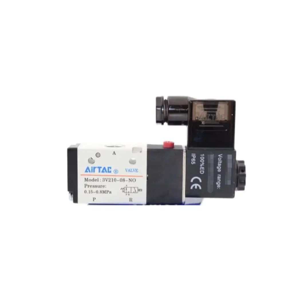 1PCS New AirTAC 3V21008NOA 3V210-08-NO AC220V Solenoid Valve Free