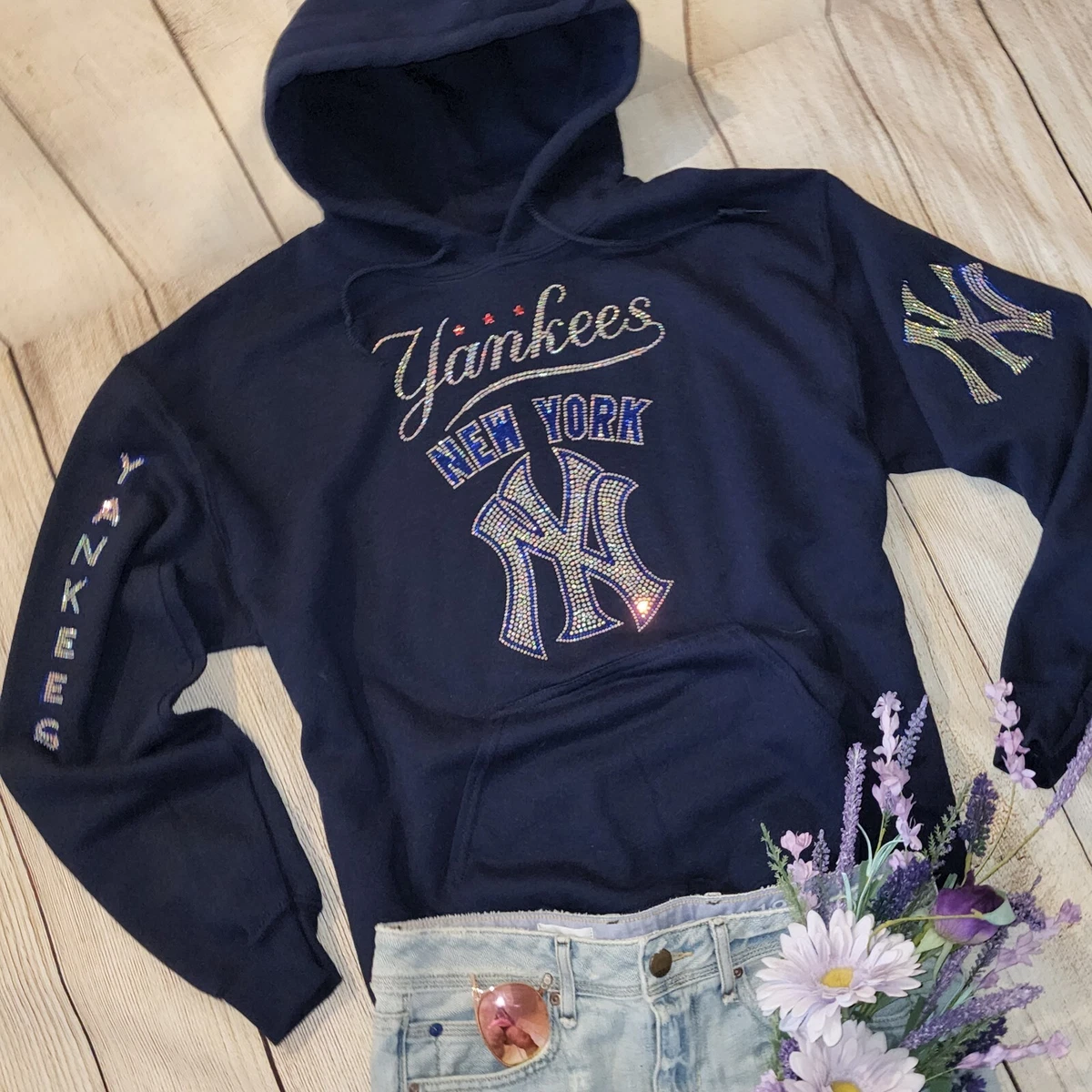 New york yankees vintage hoodie cheap
