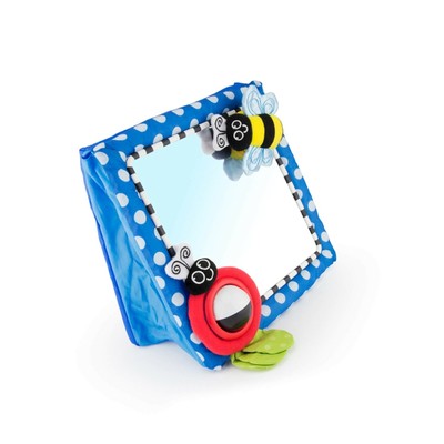 Sassy Tummy Time Floor Mirror Developmental Baby Toy Newborn