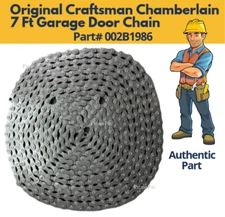 Original Craftsman Chamberlain 7Ft Garage Door Chain Part 002B1986